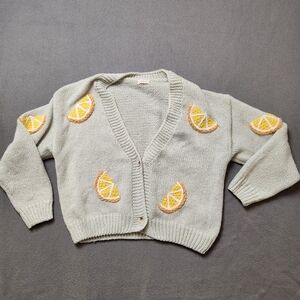Dreamers by Debut Knit Cardigan - Citrus Size M / L